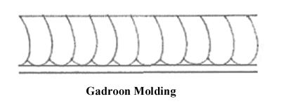 Gadroon Molding